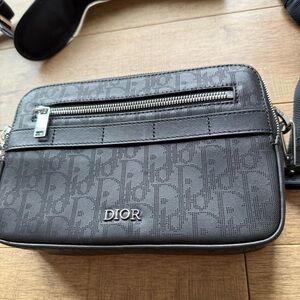 Dior Leather Oblique Safari Handbag